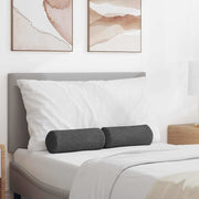 Vidaxl bolster kussens 2 stuks donkergrijs ø 15 x 40 cm cordstof - afbeelding 1