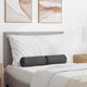 Vidaxl bolster kussens 2 stuks donkergrijs ø 15 x 40 cm cordstof