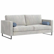 Vidaxl bolster kussens 2 stuks blauw ø 15 x 40 cm cordstof - afbeelding 3