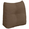 Vidaxl rugkussen bruin 45 x 24 x 50 cm stof