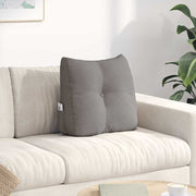 Vidaxl rugkussen taupe 45 x 24 x 50 cm stof - afbeelding 1