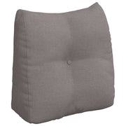 Vidaxl rugkussen taupe 45 x 24 x 50 cm stof - afbeelding 2