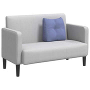 Vidaxl rugkussen jeans blauw 45 x 24 x 50 cm stof - afbeelding 3