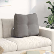 Vidaxl rugkussen taupe 60 x 24 x 50 cm stof - afbeelding 1