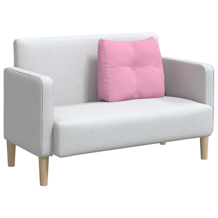 Vidaxl rugkussen roze 60 x 24 x 50 cm stof