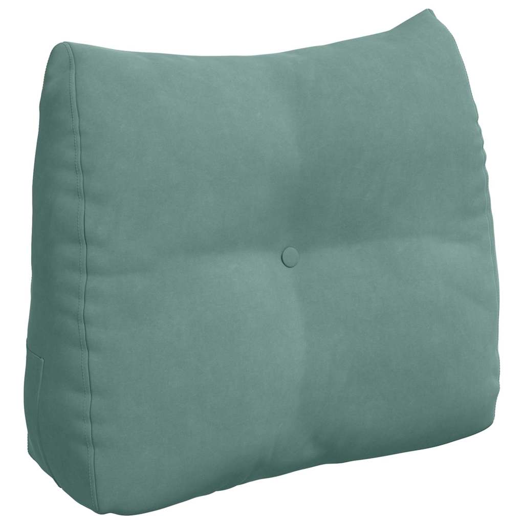 Vidaxl rugkussen zeegroen 60 x 24 x 50 cm fluweel