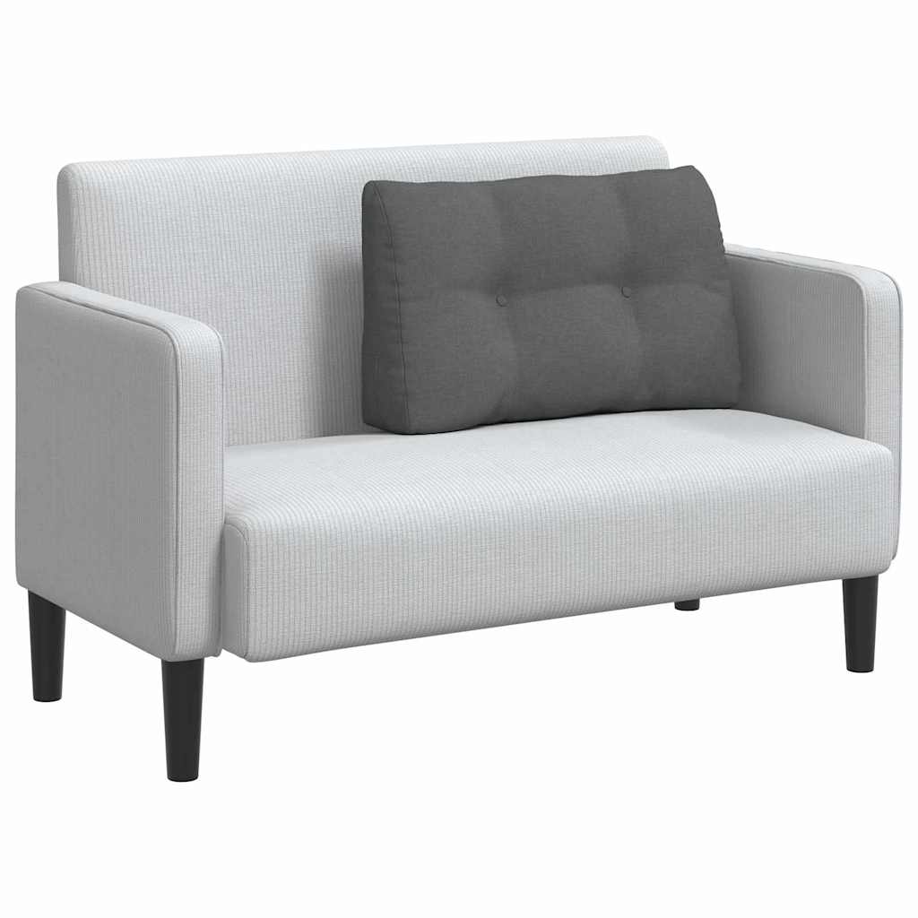 Vidaxl rugkussen donkergrijs 80 x 24 x 50 cm stof