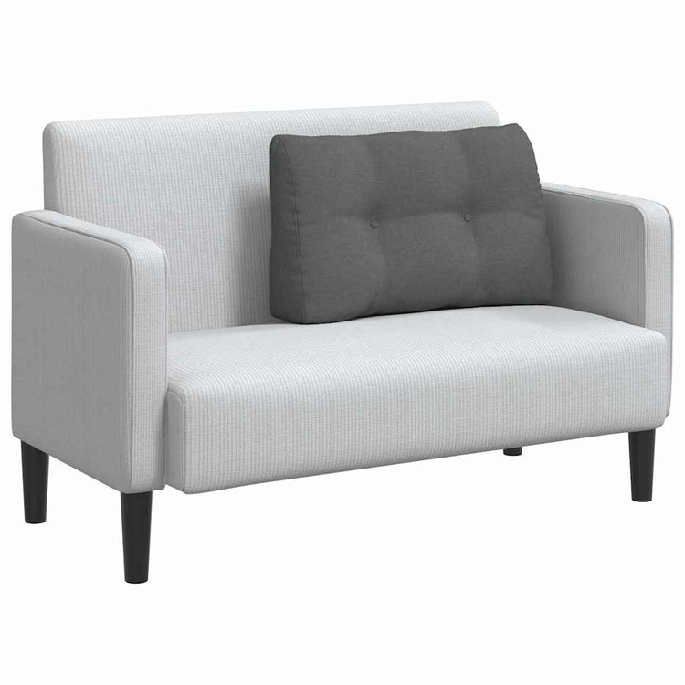 Vidaxl rugkussen donkergrijs 80 x 24 x 50 cm stof