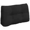 Vidaxl rugkussen zwart 80 x 24 x 50 cm stof