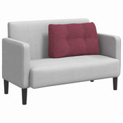 Vidaxl rugkussen wijnrood 80 x 24 x 50 cm stof - afbeelding 3