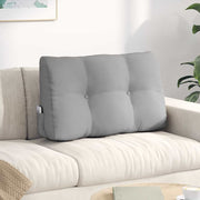 Vidaxl rugkussen wolkengrijs 80 x 24 x 50 cm stof - afbeelding 1