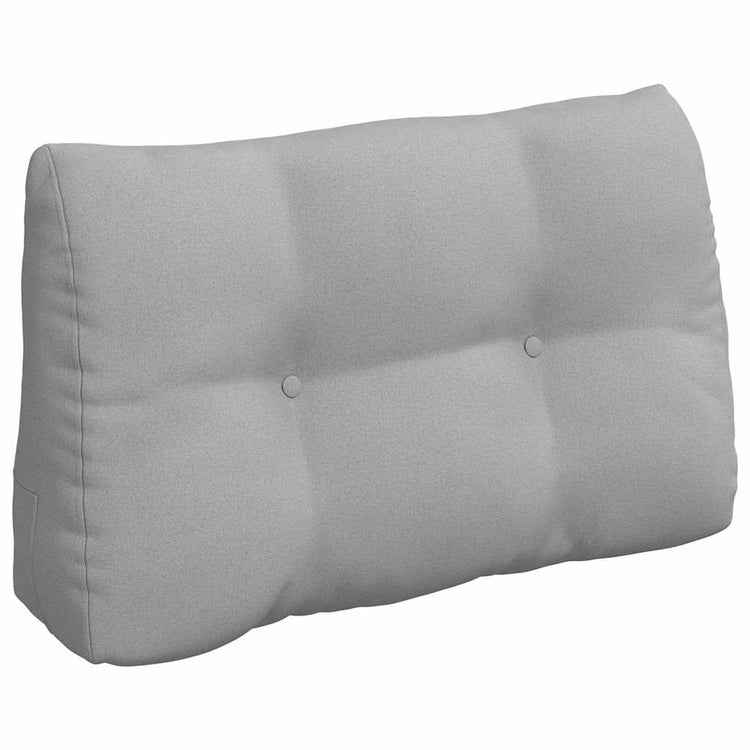 Vidaxl rugkussen wolkengrijs 80 x 24 x 50 cm stof