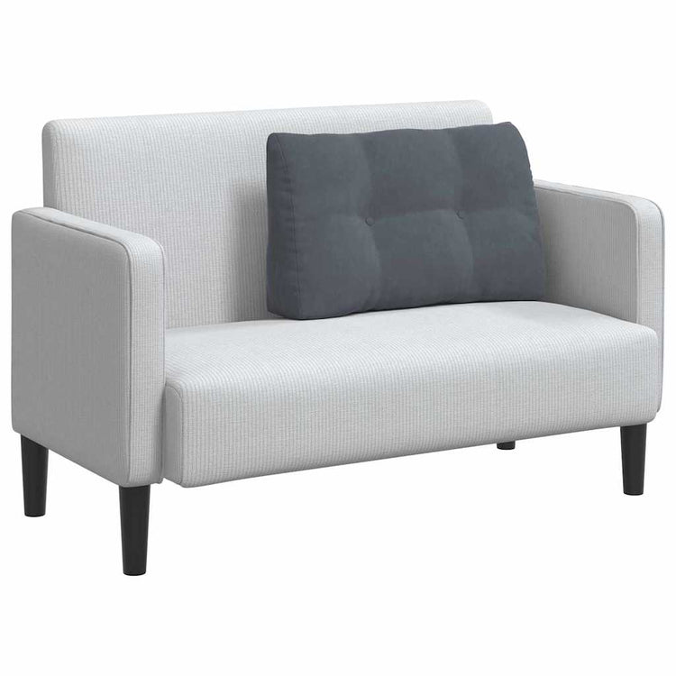 Vidaxl rugkussen donkergrijs 80 x 24 x 50 cm fluweel