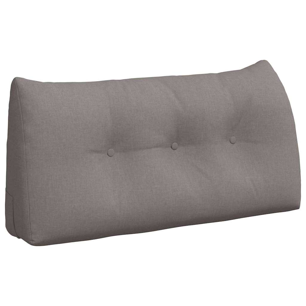 Vidaxl rugkussen taupe 100 x 24 x 50 cm stof