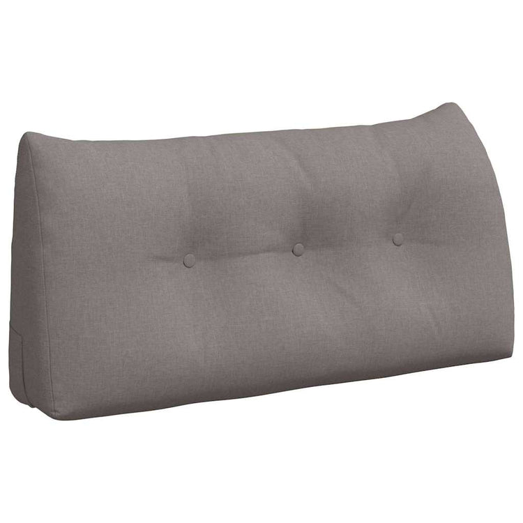 Vidaxl rugkussen taupe 100 x 24 x 50 cm stof