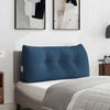 Vidaxl rugkussen blauw 100 x 24 x 50 cm stof