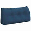 Vidaxl rugkussen blauw 100 x 24 x 50 cm stof