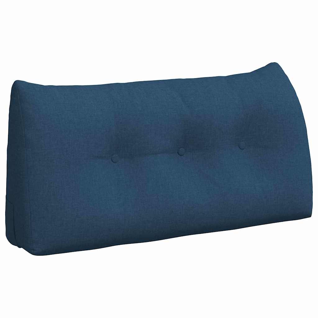 Vidaxl rugkussen blauw 100 x 24 x 50 cm stof