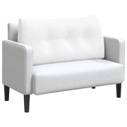Vidaxl rugkussen wit 100 x 24 x 50 cm stof - afbeelding 3