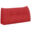 Vidaxl rugkussen rood 100 x 24 x 50 cm stof