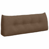 Vidaxl rugkussen bruin 120 x 24 x 50 cm stof