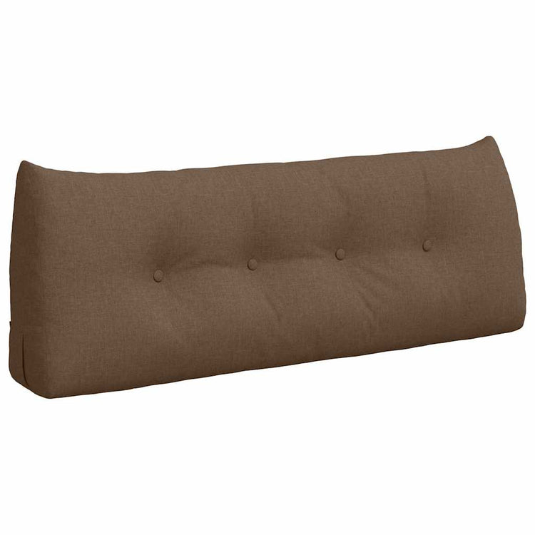 Vidaxl rugkussen bruin 120 x 24 x 50 cm stof