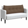 Vidaxl rugkussen bruin 120 x 24 x 50 cm stof