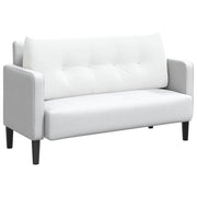 Vidaxl rugkussen wit 120 x 24 x 50 cm stof - afbeelding 3