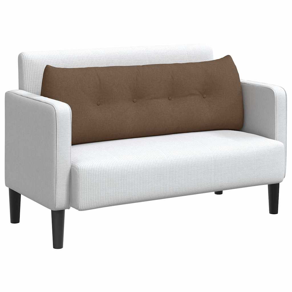 Vidaxl rugkussen bruin 140 x 24 x 50 cm stof