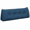 Vidaxl rugkussen blauw 140 x 24 x 50 cm stof