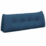 Vidaxl rugkussen blauw 140 x 24 x 50 cm stof - afbeelding 2