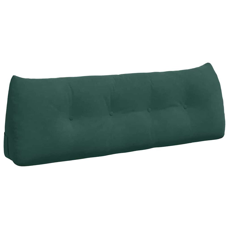 Vidaxl rugkussen donkergroen 140 x 24 x 50 cm fluweel