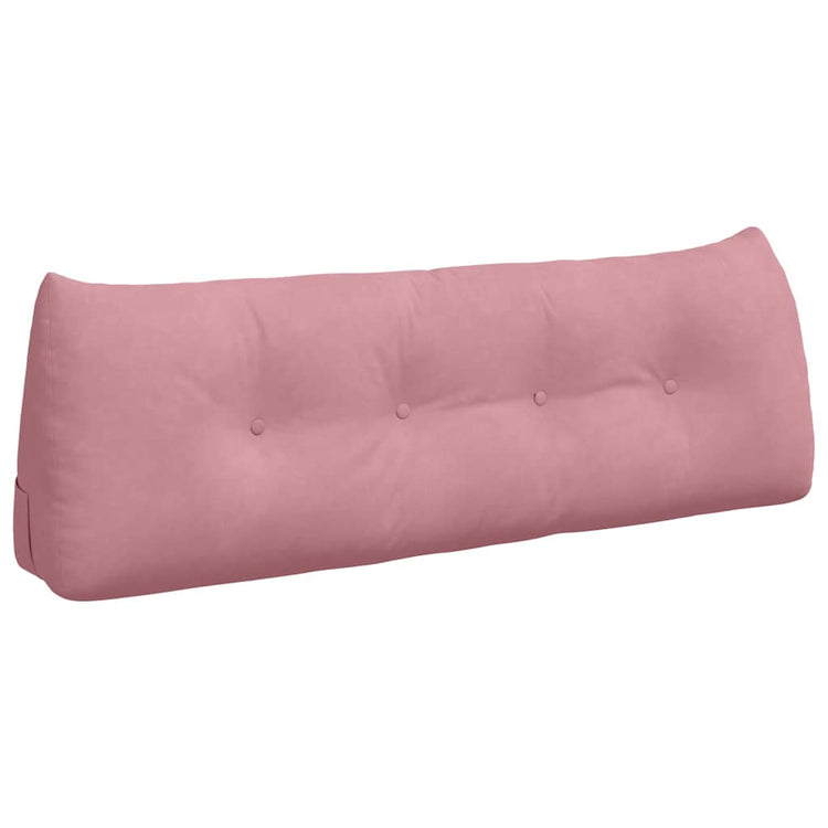 Vidaxl rugkussen roze 140 x 24 x 50 cm fluweel