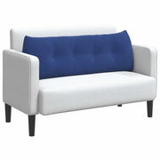 Vidaxl rugkussen politieblauw 140 x 24 x 50 cm fluweel - afbeelding 3