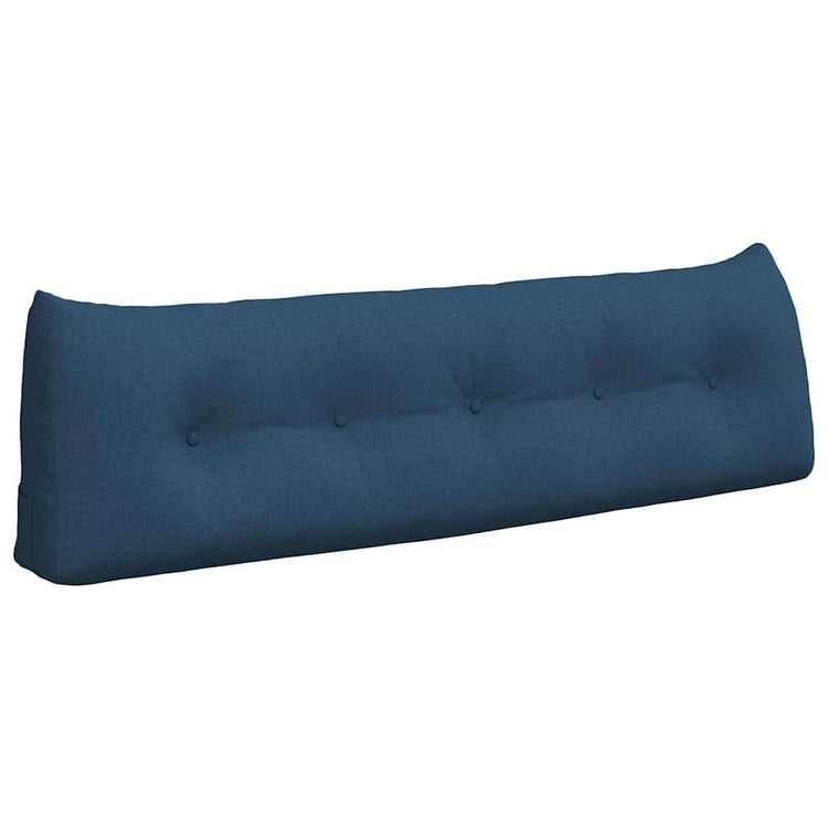 Vidaxl rugkussen blauw 160 x 24 x 50 cm stof