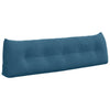 Vidaxl rugkussen blauw 160 x 24 x 50 cm fluweel