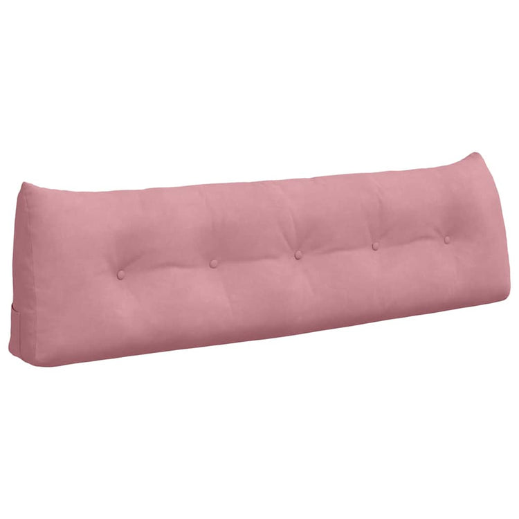Vidaxl rugkussen roze 160 x 24 x 50 cm fluweel
