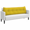 Vidaxl rugkussen geel 160 x 24 x 50 cm fluweel