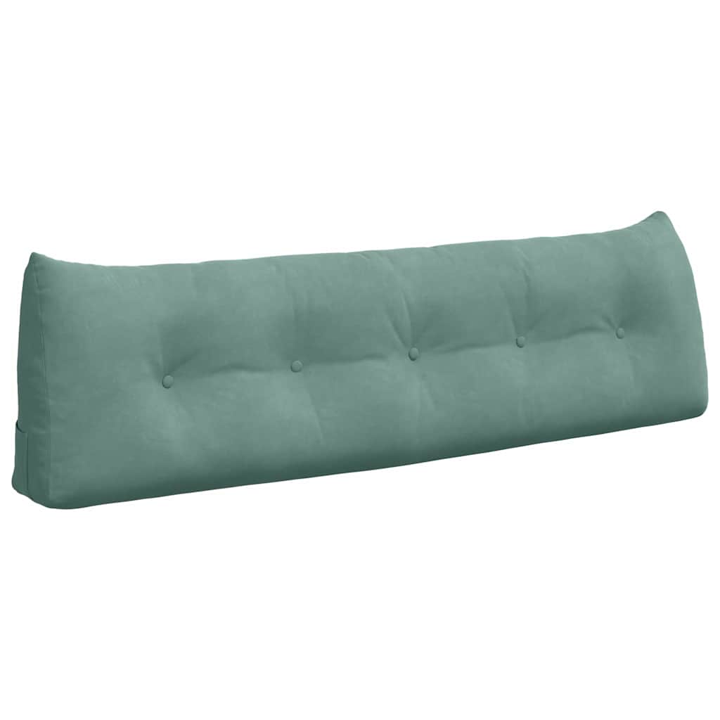 Vidaxl rugkussen zeegroen 160 x 24 x 50 cm fluweel