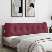 Vidaxl rugkussen wijnrood 180 x 24 x 50 cm stof - afbeelding 1