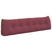 Vidaxl rugkussen wijnrood 180 x 24 x 50 cm stof - afbeelding 2