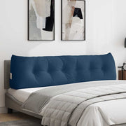 Vidaxl rugkussen blauw 180 x 24 x 50 cm stof - afbeelding 1