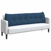 Vidaxl rugkussen blauw 180 x 24 x 50 cm stof - afbeelding 3