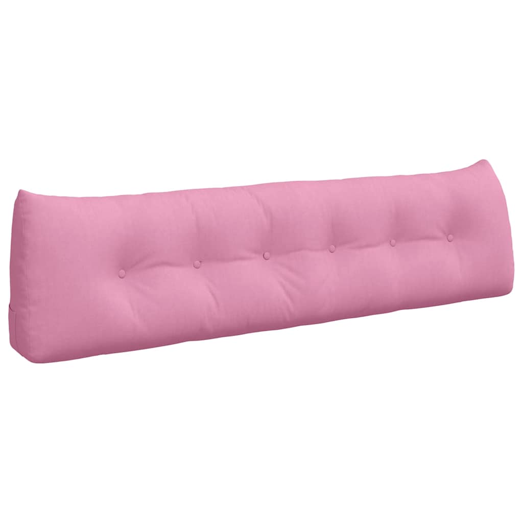 Vidaxl rugkussen roze 180 x 24 x 50 cm stof