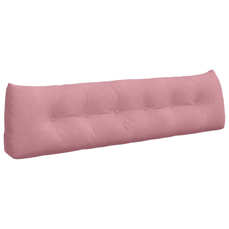 Vidaxl rugkussen roze 180 x 24 x 50 cm fluweel