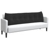 Vidaxl rugkussen zwart 180 x 24 x 50 cm fluweel