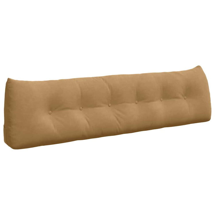 Vidaxl rugkussen bruin 180 x 24 x 50 cm fluweel