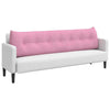 Vidaxl rugkussen roze 200 x 24 x 50 cm stof