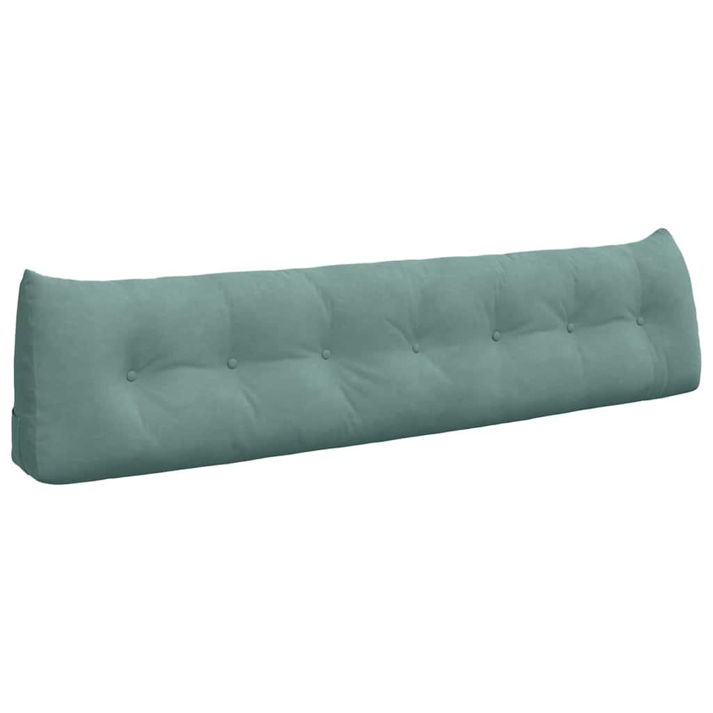 Vidaxl rugkussen zeegroen 200 x 24 x 50 cm fluweel