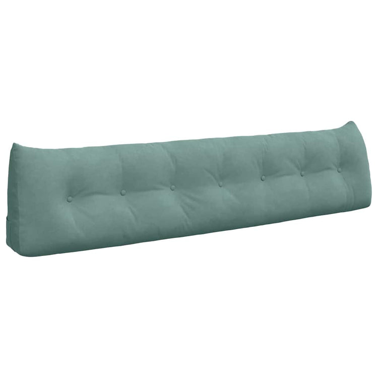 Vidaxl rugkussen zeegroen 200 x 24 x 50 cm fluweel